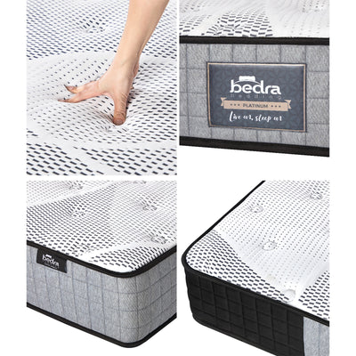 MAT-A29-TONE-Q Bedra Queen Mattress Tight Top Foam Pocketed Springs Anti-disturbance 24cm