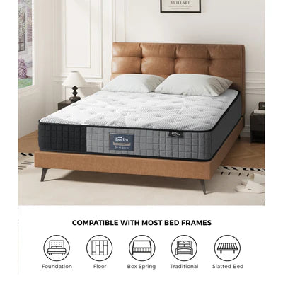 MAT-A29-TONE-Q Bedra Queen Mattress Tight Top Foam Pocketed Springs Anti-disturbance 24cm