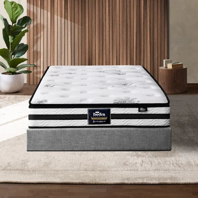 MAT-A6-KAIR-KS Bedra King Single Mattress Breathable Luxury Bed Bonnell Spring Foam Medium 22cm