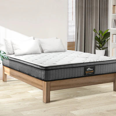 MAT-A7-ET22-KS Luna Mattress Bed Spring Mattress 4D Mesh Euro Top Medium Foam 22cm