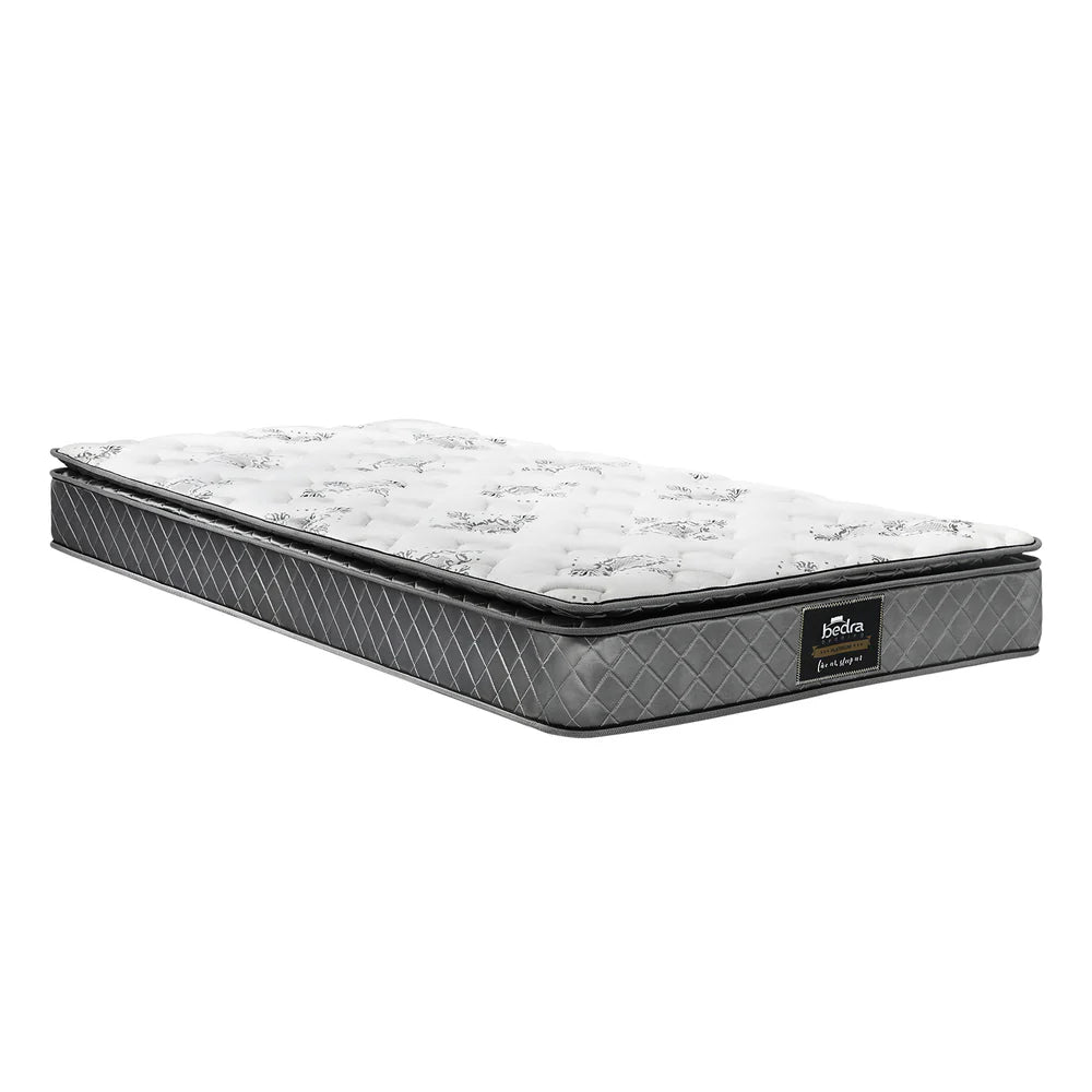 MAT-A8-SENA-S Bedra Single Mattress Breathable Luxury Bed Bonnell Spring Foam Medium 21cm