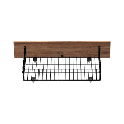 MBF-E-4DRAW-XL-BK Oikiture 4x Bed Frame Storage Drawers with Wheels Metal Brown