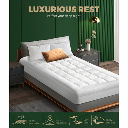 MT-PT-A2-KS-WH Mattress Topper