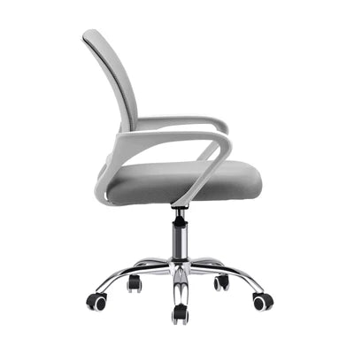 OCH-B-A3-WH Oikiture Office Gaming Chair Computer Mesh Chairs Executive Foam Seat White