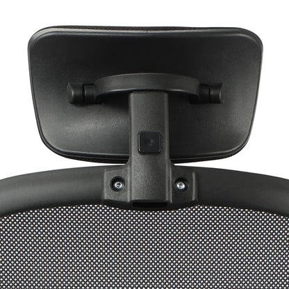 OCH-B4-MESH-BK Oikiture Office Chair with Mesh Padding Headrest Armrest Black