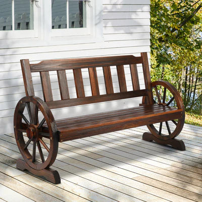 OD-WCH-A1-V-CA Livsip Garden Bench Wagon Chairs Outdoor Furniture Wheel Chair Backyard Lounge
