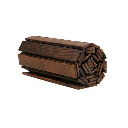 OD-WD-PWS-CA Livsip Garden Wooden Pathway 8ft Roll-Out Straight Walkway