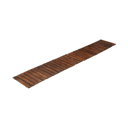 OD-WD-PWS-CA Livsip Garden Wooden Pathway 8ft Roll-Out Straight Walkway