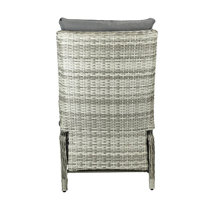 ODR-RW-FTR-GY Livsip Recliner Chairs with Adjustable Footrest Grey