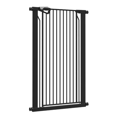 PET-GATE-A120-BK Alopet 120cm Retractable Safety Gate Pet Dog Cat Fence Guard Door Black