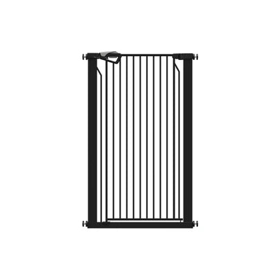 PET-GATE-A120-BK Alopet 120cm Retractable Safety Gate Pet Dog Cat Fence Guard Door Black