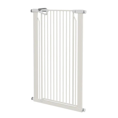 PET-GATE-A120-WH Alopet 120cm Retractable Safety Gate Pet Dog Cat Fence Guard Door White