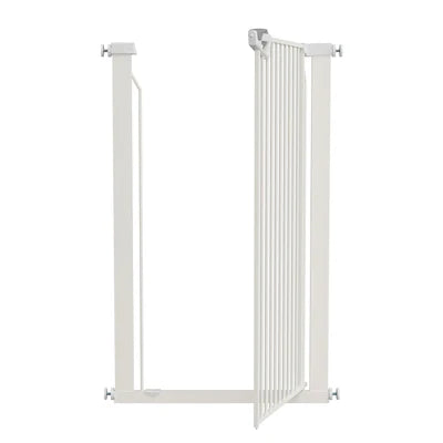 PET-GATE-A120-WH Alopet 120cm Retractable Safety Gate Pet Dog Cat Fence Guard Door White