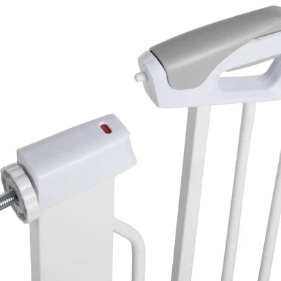 PET-GATE-A120-WH Alopet 120cm Retractable Safety Gate Pet Dog Cat Fence Guard Door White
