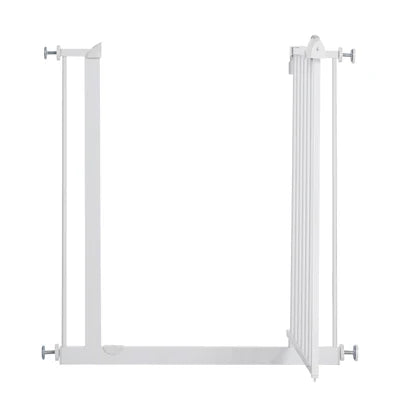 PET-GATE-A79-WH Alopet 78cm Retractable Safety Gate Pet Dog Cat Fence Guard Door White