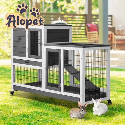 PET-HUTCH-4W-GY