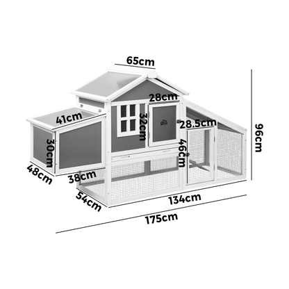 PET-HUTCH-L-GY