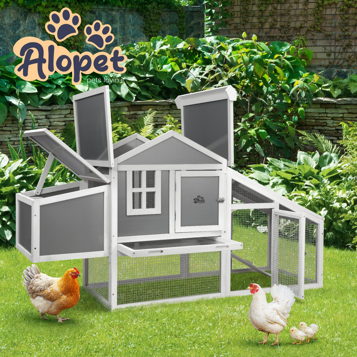 PET-HUTCH-L-GY