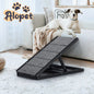 PET-RAMP-M-BK Alopet Dog Pet Ramp Adjustable Height Dogs Stairs Bed Sofa Car Foldable 70cm