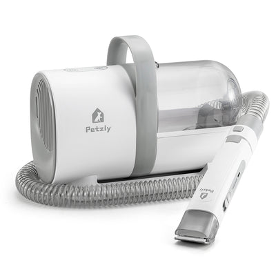 PET1005-WH Petzly Pet Grooming Vacuum Kit 7 in 1 Kit Cat Dog Pet Hair Grooming Tools