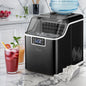 PIM-A5-20KG-BK Vevare 3.2L Ice Maker Machine Portable Ice Cube Tray Bar Countertop Stainless