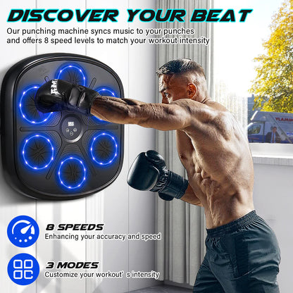 PP-GYM1005 ProPulse Smart Punching Boxing Electronic Music Machine Home Training 9 Speeds