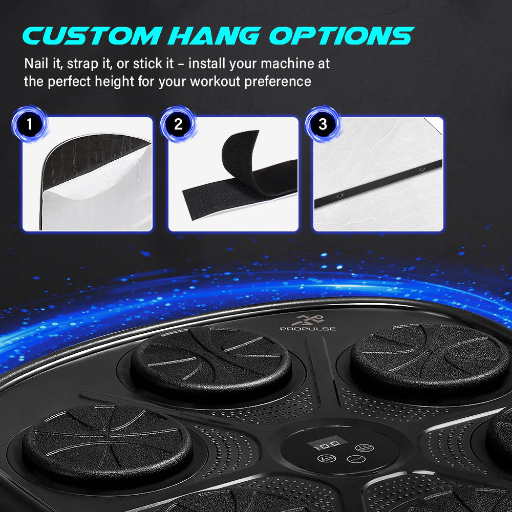 PP-GYM1005 ProPulse Smart Punching Boxing Electronic Music Machine Home Training 9 Speeds