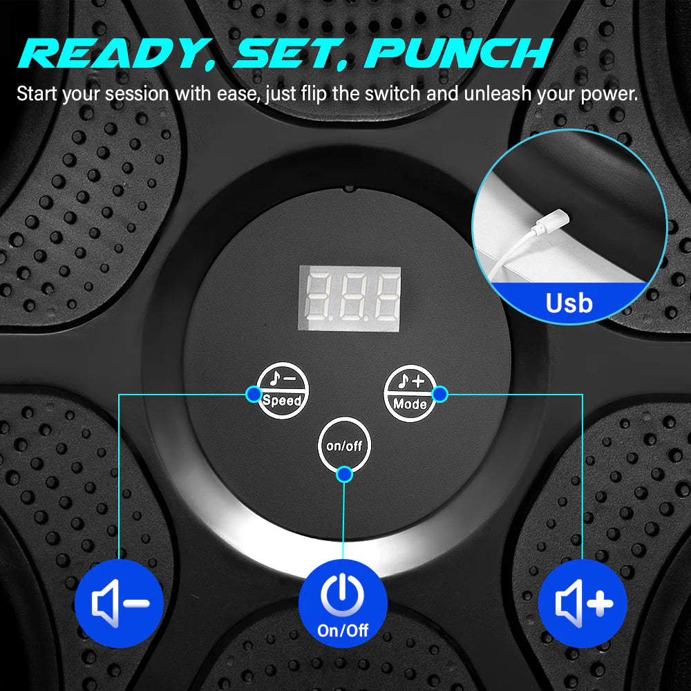 PP-GYM1005 ProPulse Smart Punching Boxing Electronic Music Machine Home Training 9 Speeds