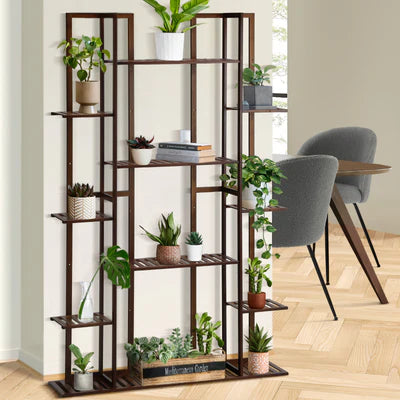 PS-BM-10S-BR Portia Dark Brown Plant Stand