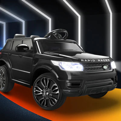 ROC-RNGRV-BK Mazam Ride On Car Electric Vehicle Toy Remote Cars Kids Gift MP3 LED light 12V
