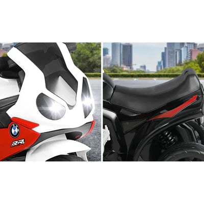 ROC-S1000R-RD BMW Kids Ride On Motorbike Electric Police Motorcycle Police Car Toy Boy Girl