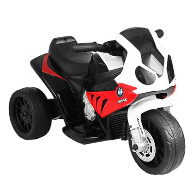 ROC-S1000R-RD BMW Kids Ride On Motorbike Electric Police Motorcycle Police Car Toy Boy Girl