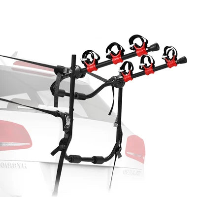 SGBR006A Fieryred 3 Bike Rack Bicycle Carrier Car Rear Universal Trunk Foldable