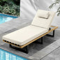 SL-AMARI-BE Sun Lounge Beige Color | Garden Patio Furniture