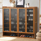 Scratched SS-BM-FLUTED-4D-BR Split on Shelf Wood