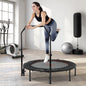 TPL-B-48IN-OR Mazam 48" Trampoline Round Fitness Rebounder Handrail