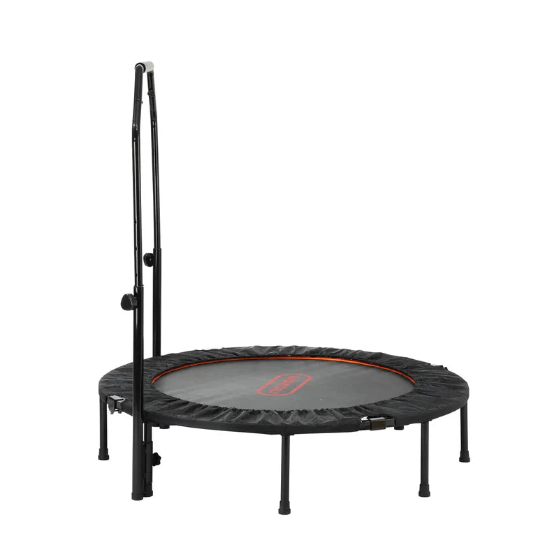 TPL-B-48IN-OR Mazam 48" Trampoline Round Fitness Rebounder Handrail
