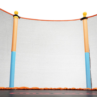TPL-B-60IN-OR Mazam 60 Inch Trampoline Kids Jumping Trampolines Enclosure Safety Net Pad