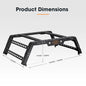 SH-TUBE-RACK-UNI San Hima Universal Ute Tub Rack 3mm Powder Coated Steel Adjustable Height Width