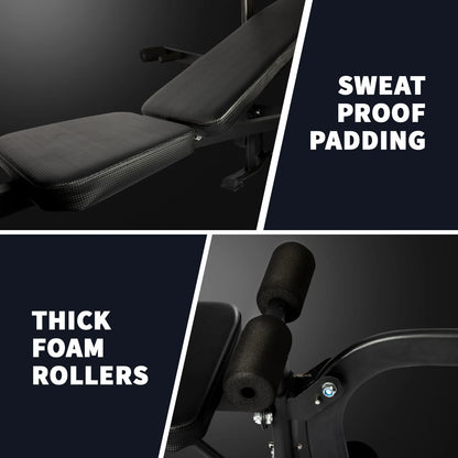 WB-A1-M Finex Bench Press Weight Bench 8in1 Multi-Station Fitness Home Gym Equipment