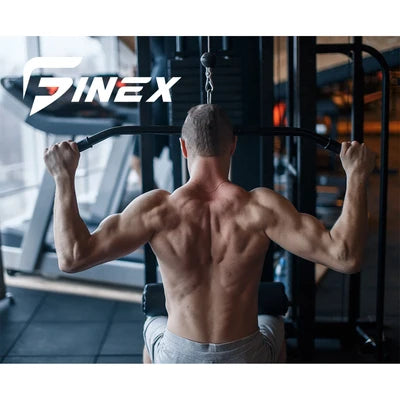 WB-A9-BK-AB Finex Bench Press Weight Bench Multi-Station Fitness Gym Pulldown Equipment