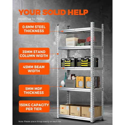 WR-A1-S1-SI Sharptoo Warehouse Storage Rack Steel Pallet 1.5m