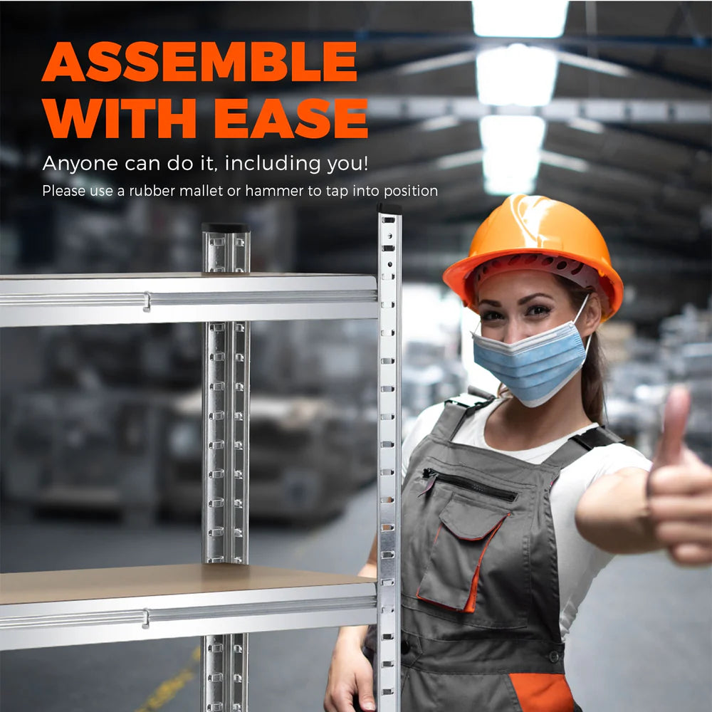 WR-A1-S1-SI Sharptoo Warehouse Storage Rack Steel Pallet 1.5m
