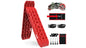 AU-XBRT006 X-BULL 2PCS Recovery Tracks Snow Tracks Mud tracks 4WD With 4PC mounting bolts Red