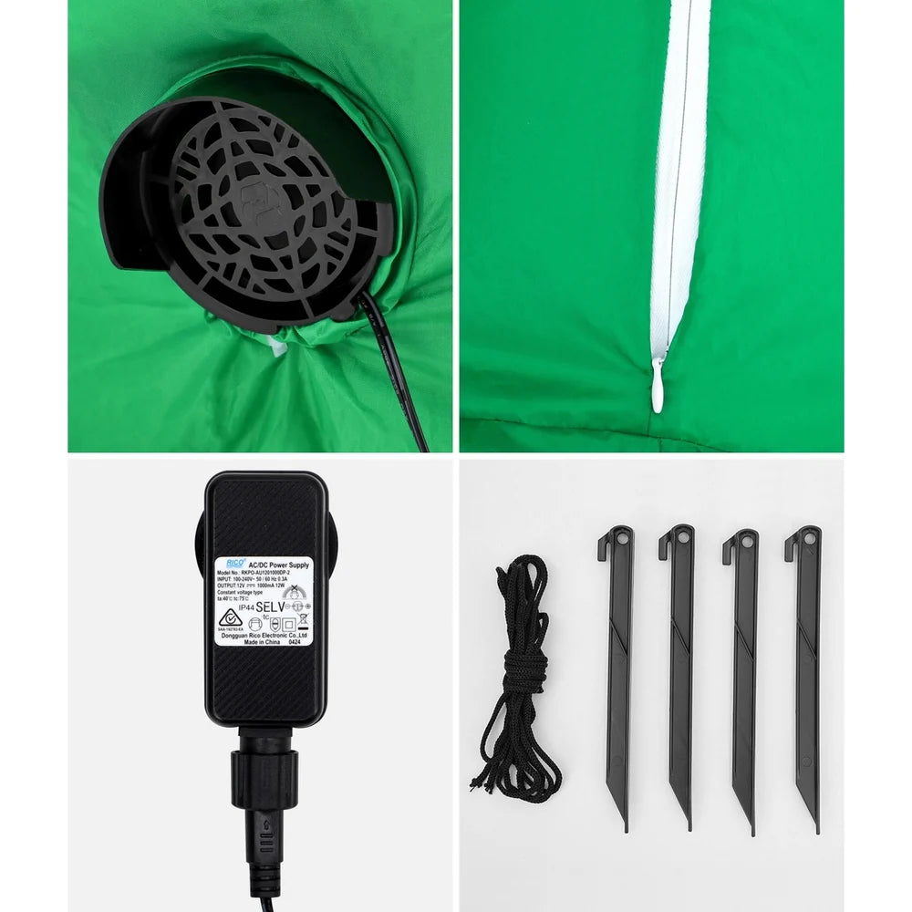 XMAS-INF-TREE-150Tinseltown Christmas Inflatable Tree Gifts 1.5M Xmas Decorations LED Lights Outdoor